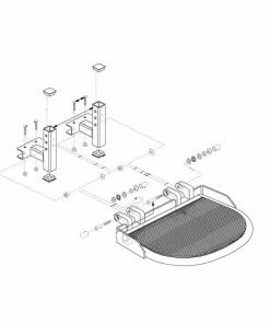 Best reviews of ❤️ Mon Ster 17"x13" Footrest Platform Assembly For Jazzy 1650 🤩