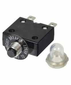Deals 😍 Mon Ster Premium 35 Amp (35A) 50VDC 125/250VAC Push-Button Reset Circuit Breaker With Metal Threaded Collar For Mobility Scooters 😍 -Auto Parts Sales Shop 35a 50vdc 3 1